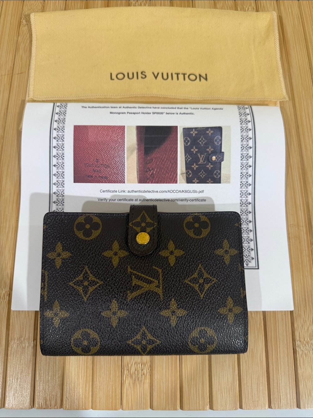 Authentic Louis Vuitton agenda Louis Vuitton Credit holder wallet (COA included